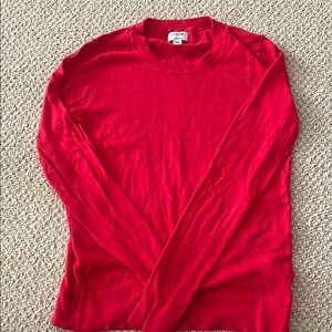 J.Crew Red Long Sleeve Sweater